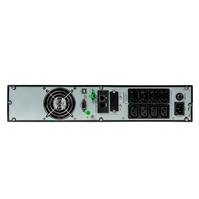ИБП Systeme Electric Smart-Save Online SRT, 2000VA/2000W, On-Line, Extended-run, Rack 2U(Tower convertible), LCD, Out: 8xC13, SNMP Intelligent Slot, USB, RS-232