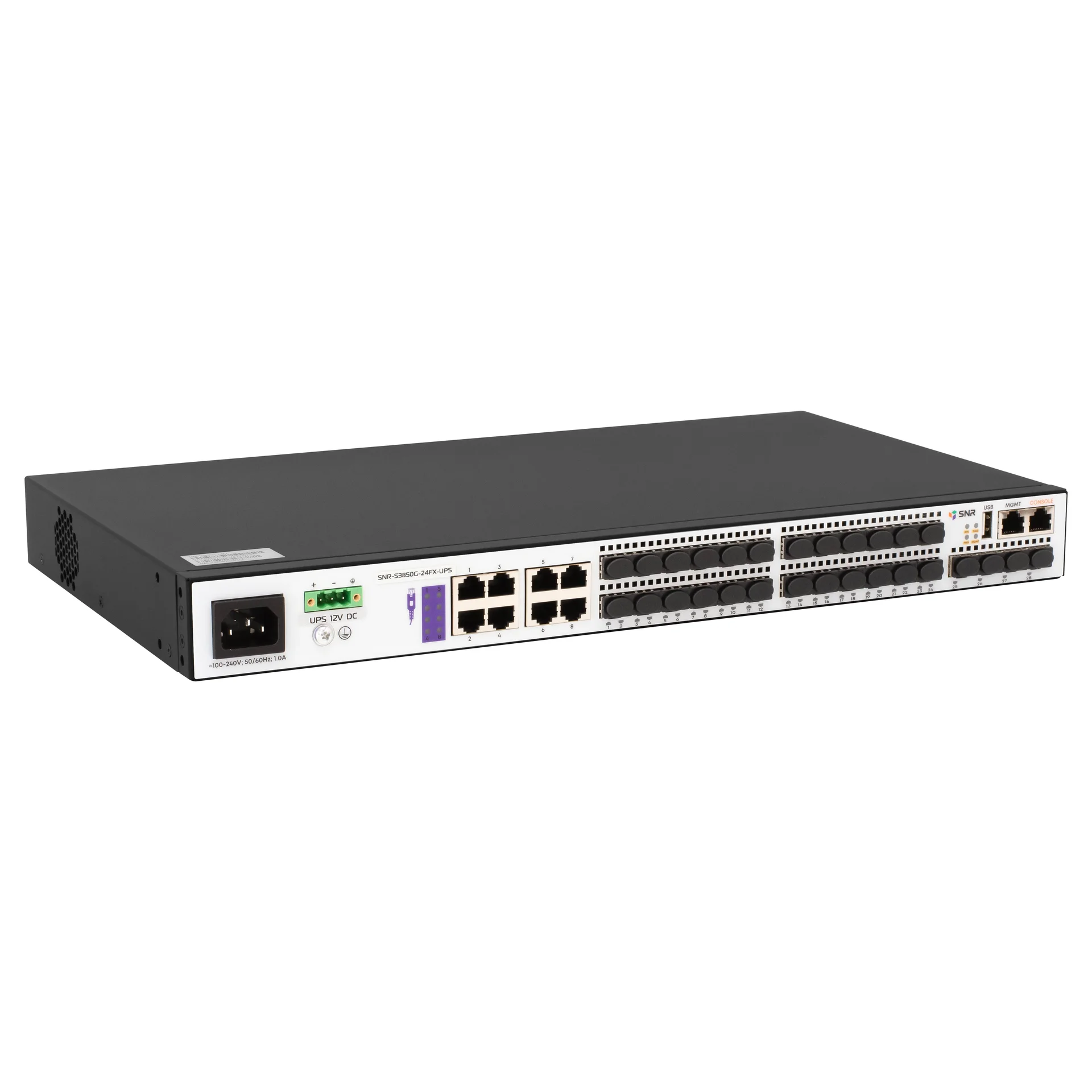 Управляемый коммутатор уровня 3 SNR-S3850G-24FX-UPS