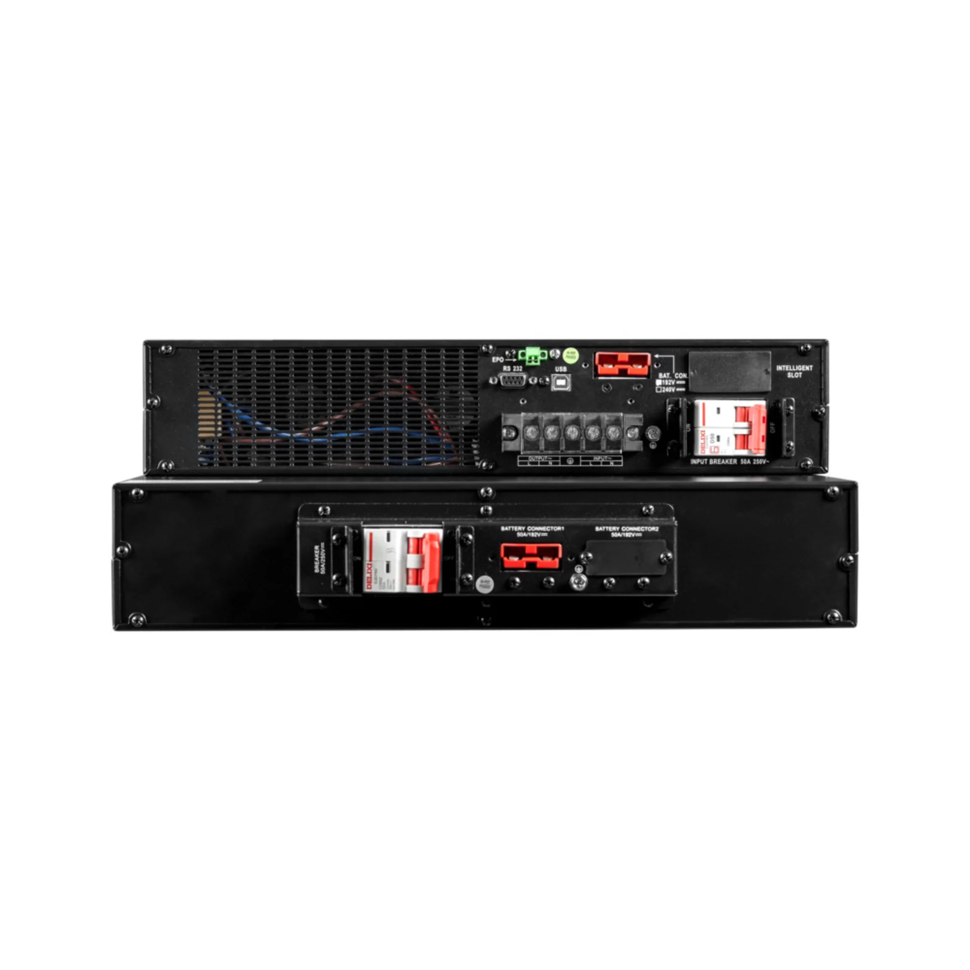 Источник бесперебойного питания Smart-Save Online SRV Systeme Electric 6000 ВА, конвертируемый форм-фактор 4U, 230 В, 1:1, клеммный вход/выход, SmartS