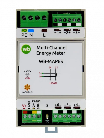 Многоканальный измеритель Wirenboard WB-MAP6S