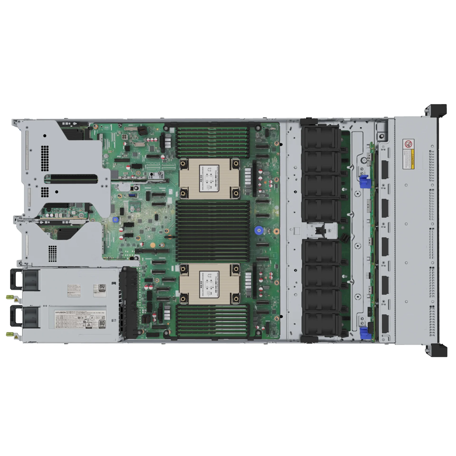 Серверная платформа xFusion 1288 V8, 1U, 2xIntel Xeon6, 32xDDR5, 8xSFF SAS/SATA, резервируемый БП