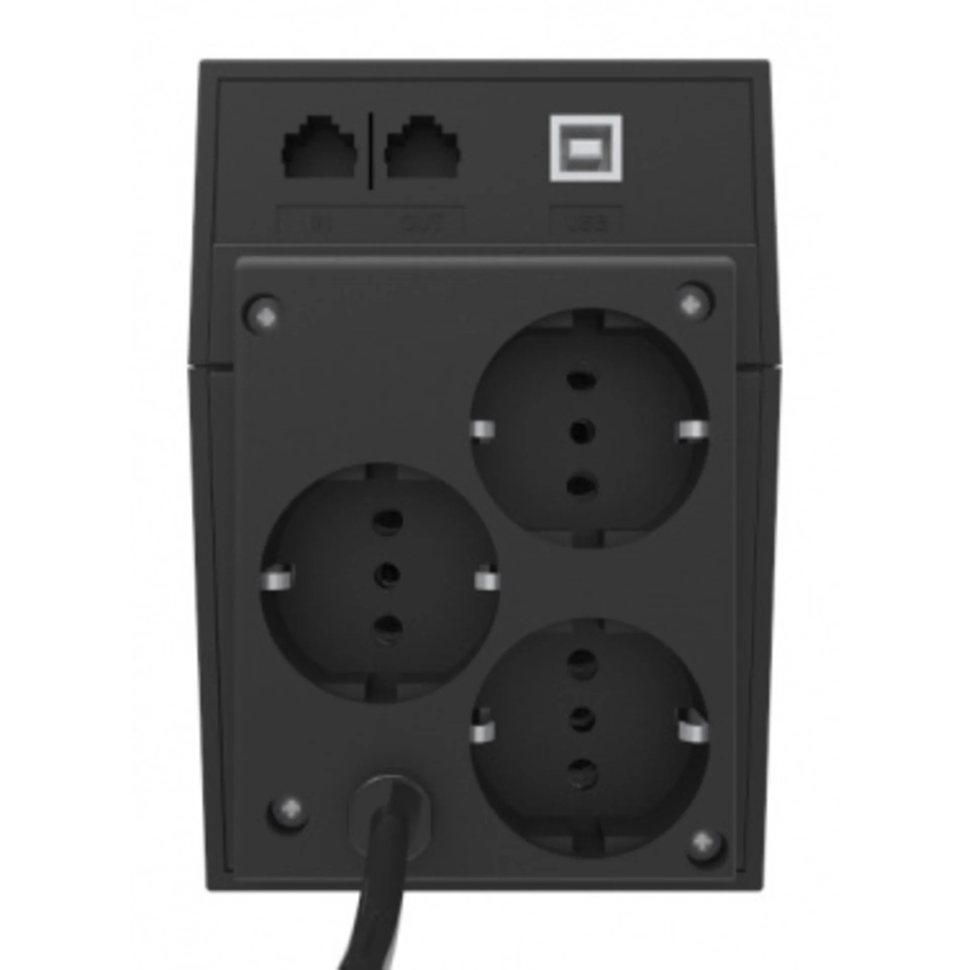 Источник бесперебойного питания Powercom Raptor, Line-Interactive, 600VA / 360W, Tower, Schuko, USB