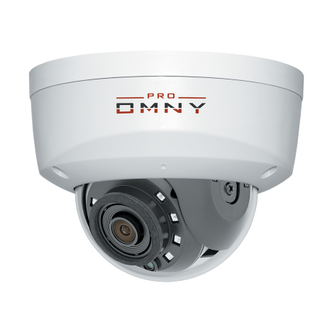 IP камера OMNY A12F 28 антивандальная купольная OMNY PRO серии Альфа, 2Мп c ИК подсветкой, 12В/PoE 802.3af, microSD, 2.8мм (имеет потертости)