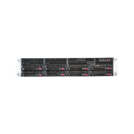 Платформа Supermicro 2U SYS-6028R-WTR, до двух процессоров E5-2600v3/v4, DDR4, 8x3,5" HDD SATA, 2x1000Base-T