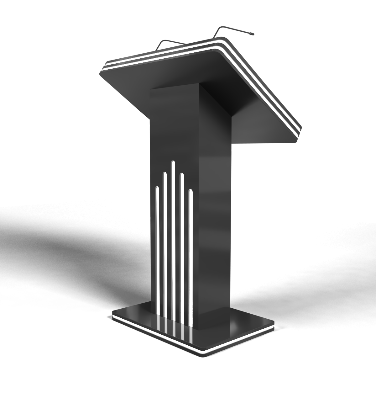 Интерактивные трибуны BM White Stripes (МДФ)