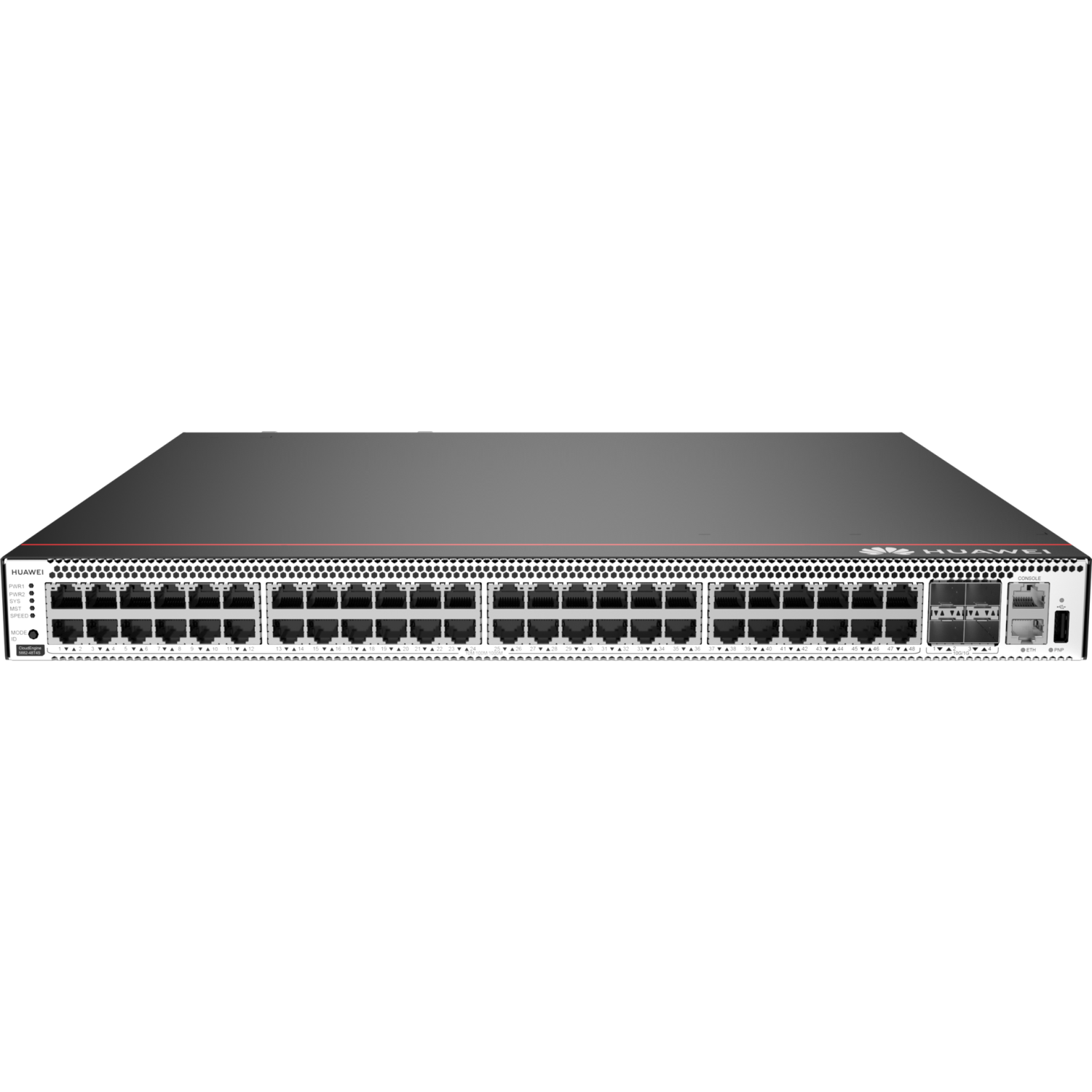 Коммутатор Huawei CE5882-48T4S-B (48*GE RJ45, 4*10GE SFP+, 2*AC power modules, FAN modules, port-side air intake)