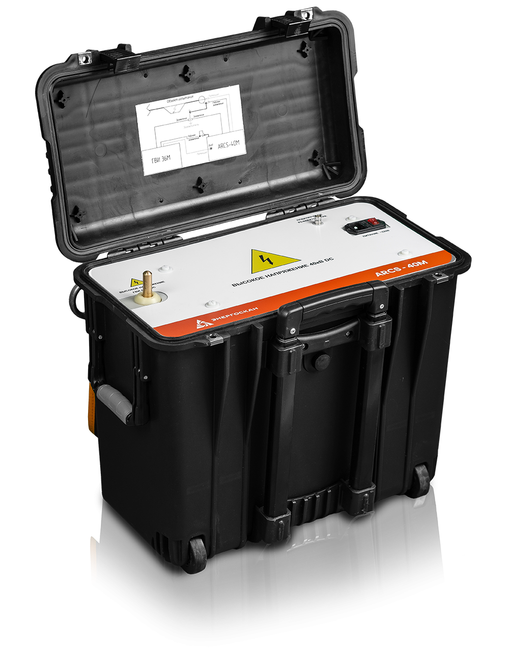 Комплект для определения мест повреждений и трассировки кабеля CableScan mini+ CST15