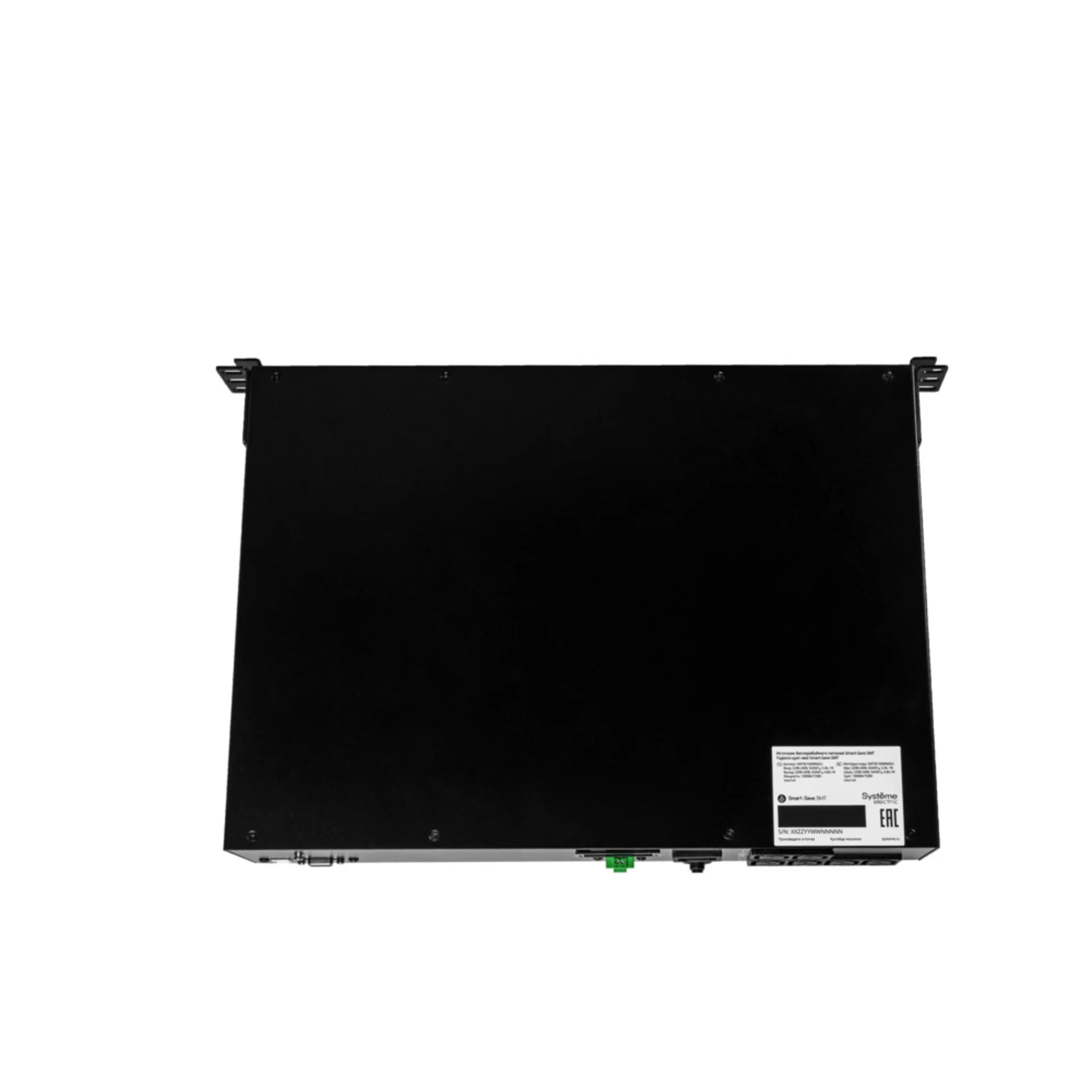 Источник бесперебойного питания Smart-Save SMT Systeme Electric 1000 ВА, монтаж в стойку 2U, 230 В, 6 розеток IEC C13, SmartSlot, AVR, LCD, USB HID