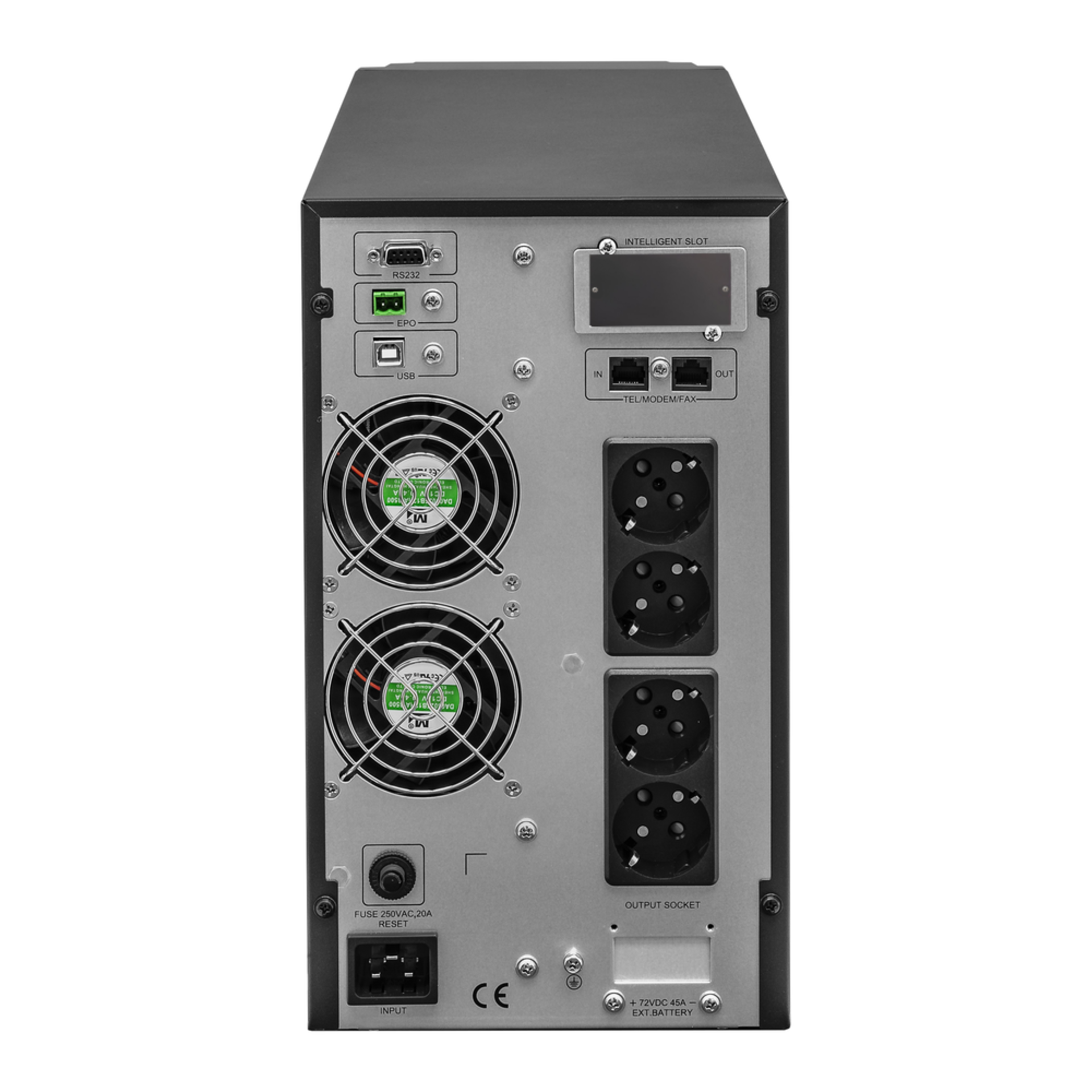 Источник бесперебойного питания On-Line SNR серии BASE 3кВА/2,7кВт, 72VDC