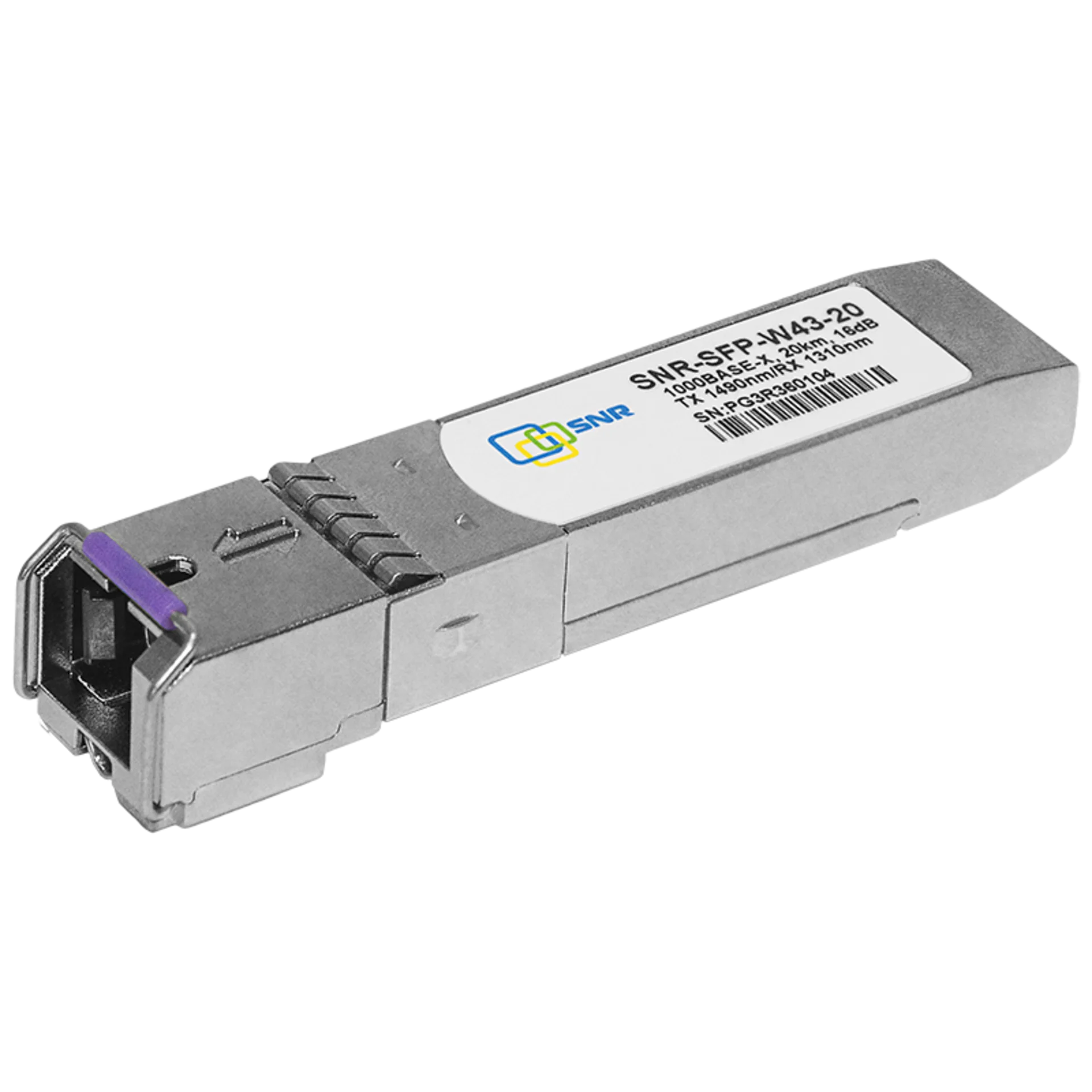 Оптический модуль SFP WDM, дальность до  20км (12dB), 1490/1310nm