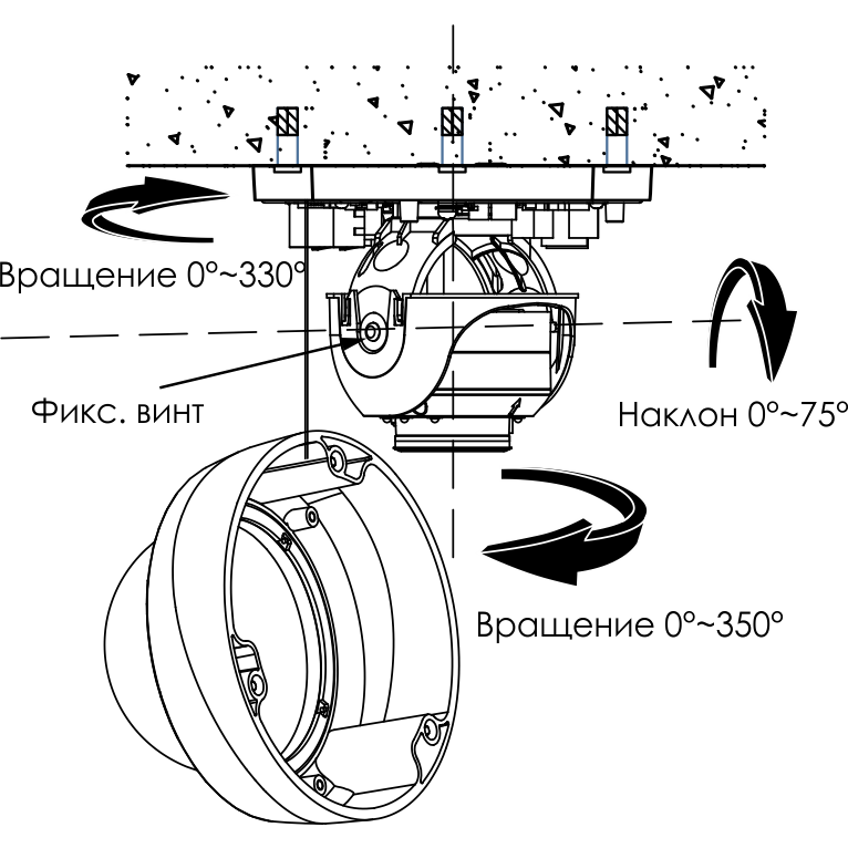 IP камера OMNY A12F 28 антивандальная купольная OMNY PRO серии Альфа, 2Мп c ИК подсветкой, 12В/PoE 802.3af, встр.мик/EasyMic, microSD, 2.8мм