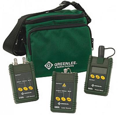 Greenlee 5890-SC/FC/ST - набор для тестирования отповолокон (SM/MM) с адаптером