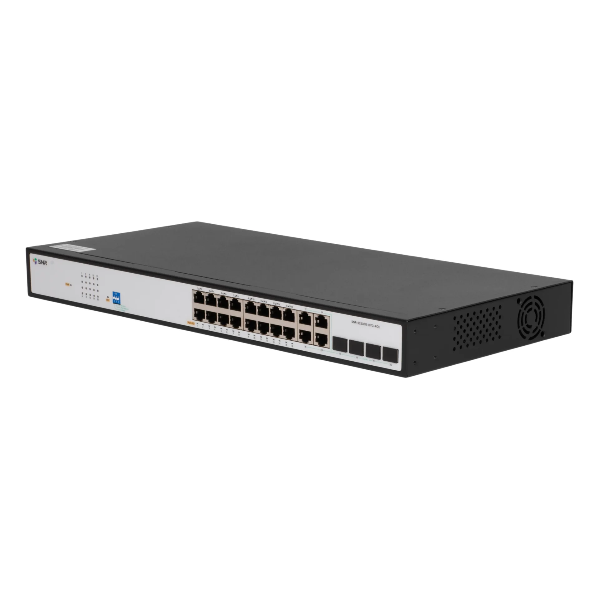 Управляемый Web Smart PoE коммутатор уровня 2 SNR-S2300G-16TC-POE