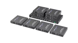 Удлинитель-разветвитель Lenkeng LKV828P-I 1×8 HDMI по витой паре, 4K, до 70 м