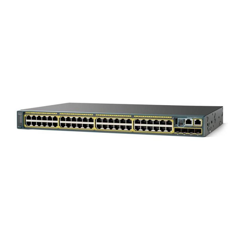 Коммутатор Cisco Catalyst WS-C2960S-48LPS-L (некондиция, не работает PoE на одном порту)
