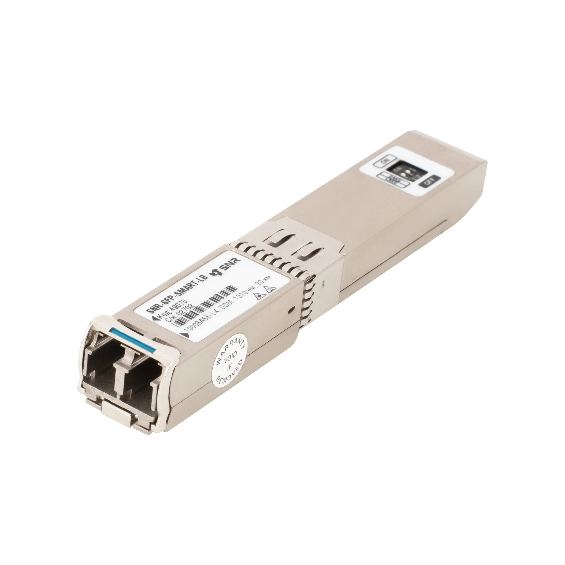 Интеллектуальный SFP модуль, оптический, дальность до  20км, LC, 1310нм