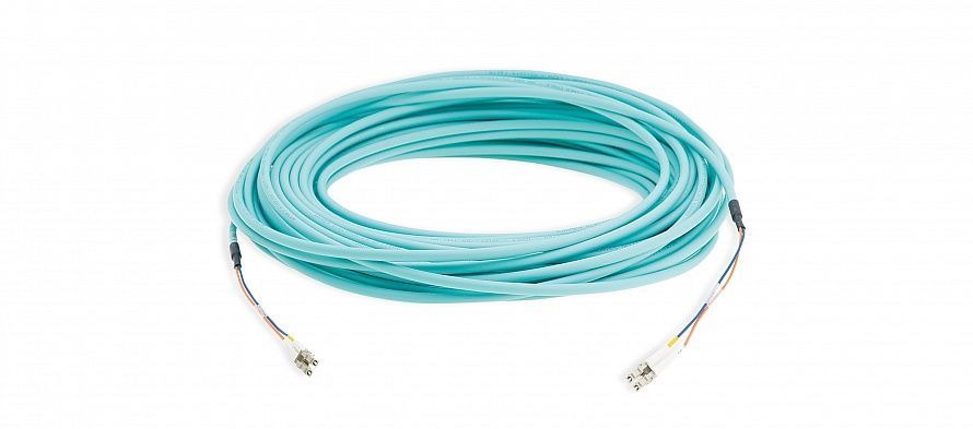 Малодымный оптоволоконный кабель с разъемами 2LC, 75 м Kramer Electronics CLS–2LC/OM3–246
