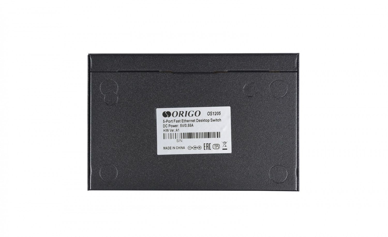 Origo OS1205 неуправляемый коммутатор 5x100Base-TX, корпус металл