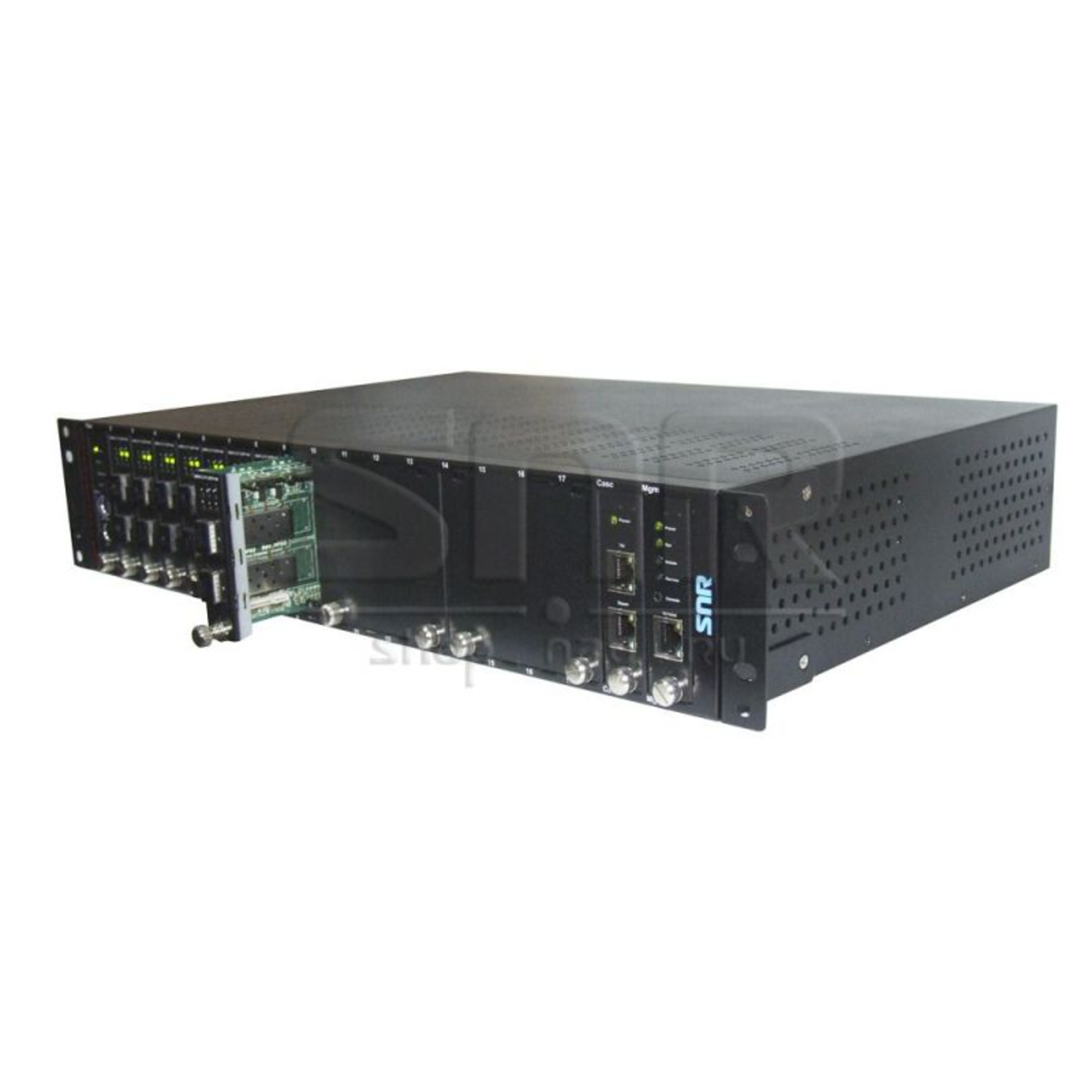 Шасси медиаконвертерное для установки 16-ти 10G карт 2U/19" 