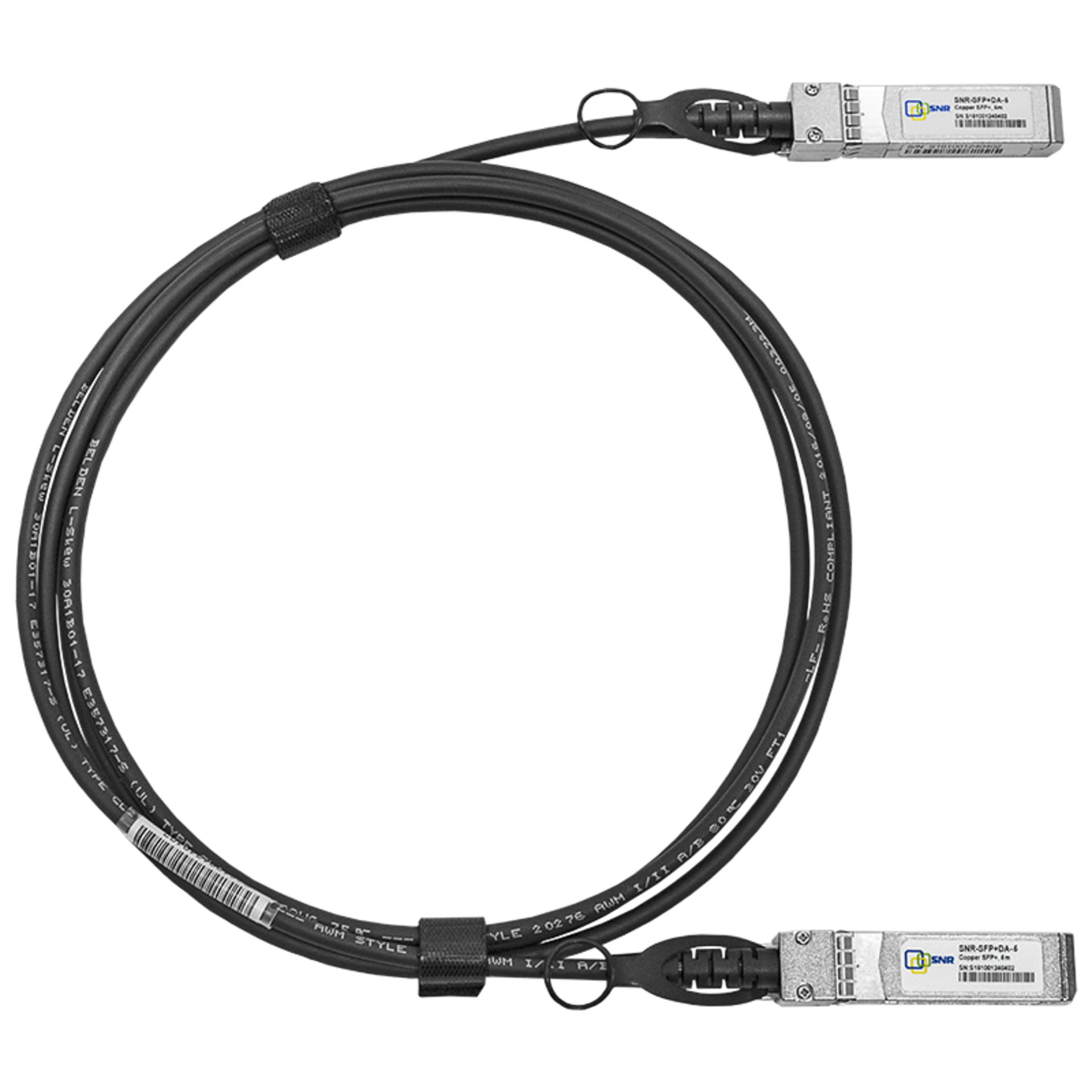 Оптический модуль SFP+ Direct Attached Cable (DAC), дальность до 5м