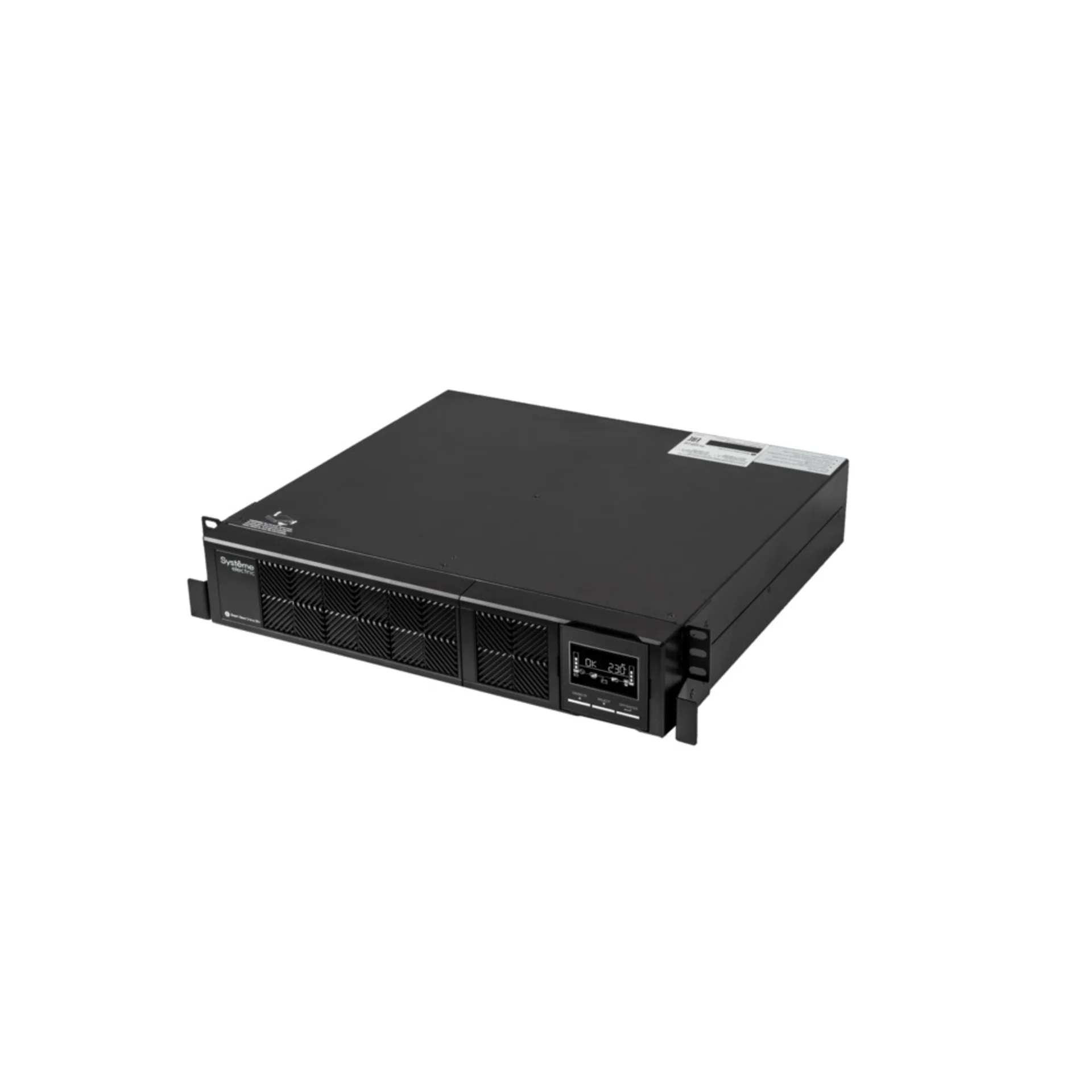 Источник бесперебойного питания Systeme Electric Smart-Save Online SRV 1000 ВА, конвертируемый форм-фактор 2U, 230 В, 6 розеток IEC C13, SmartSlot