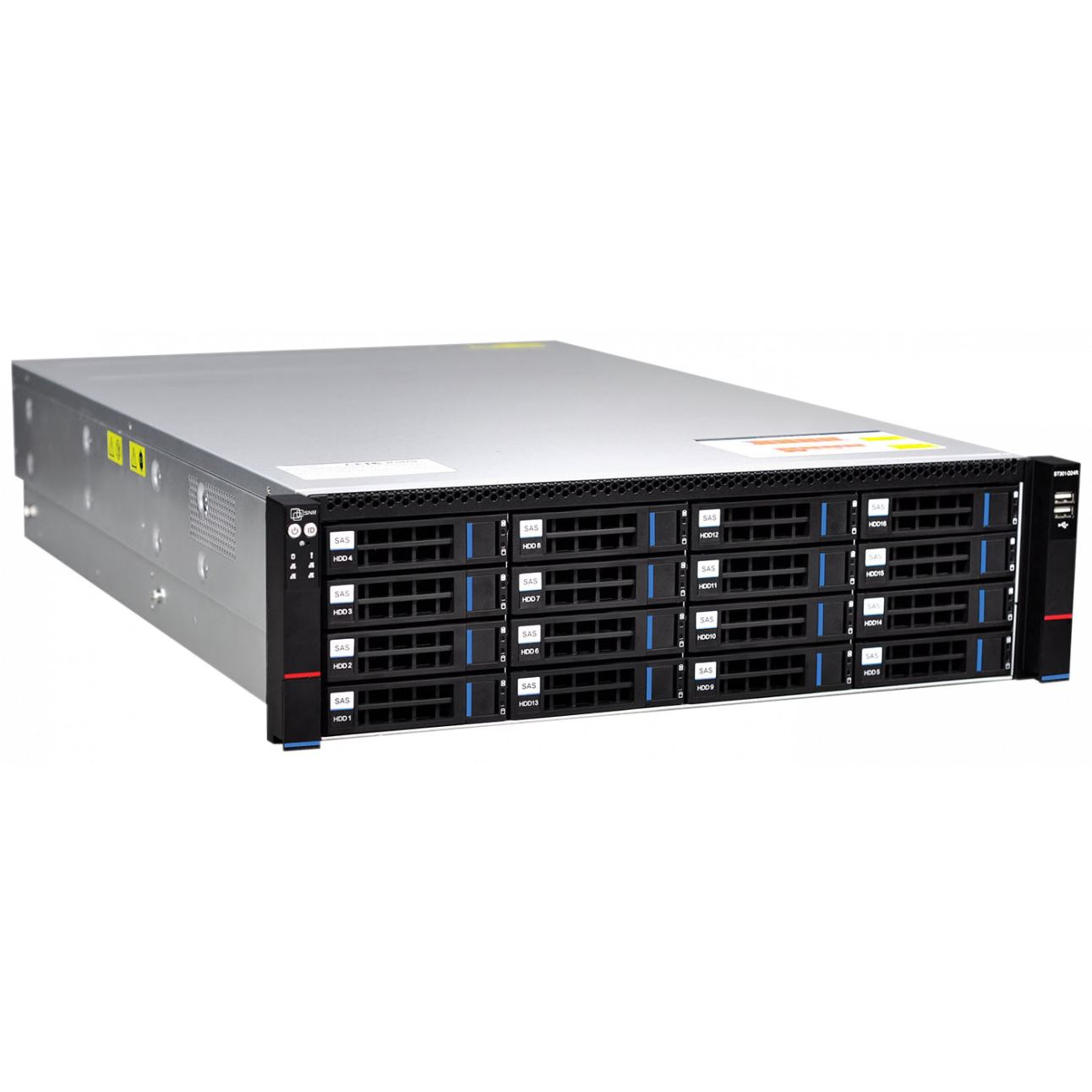 Серверная платформа SNR-SR3224R, 3U, E5-2600v4, DDR4, 24xHDD, резервируемый БП