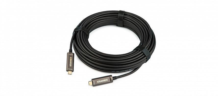 Активный гибридный кабель USB-C 3.1 вилка- USB-C 3.1 вилка, 15,2 м Kramer Electronics CLS-AOCU31/CC-50