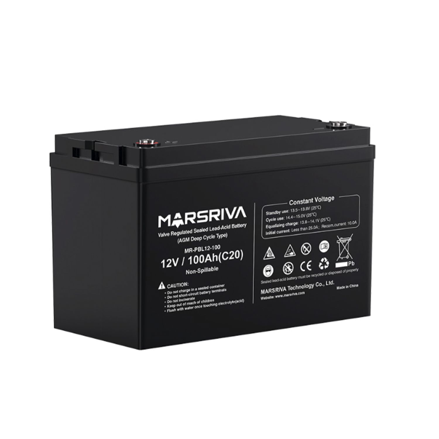 Батарея Marsriva MR-PBL12-100