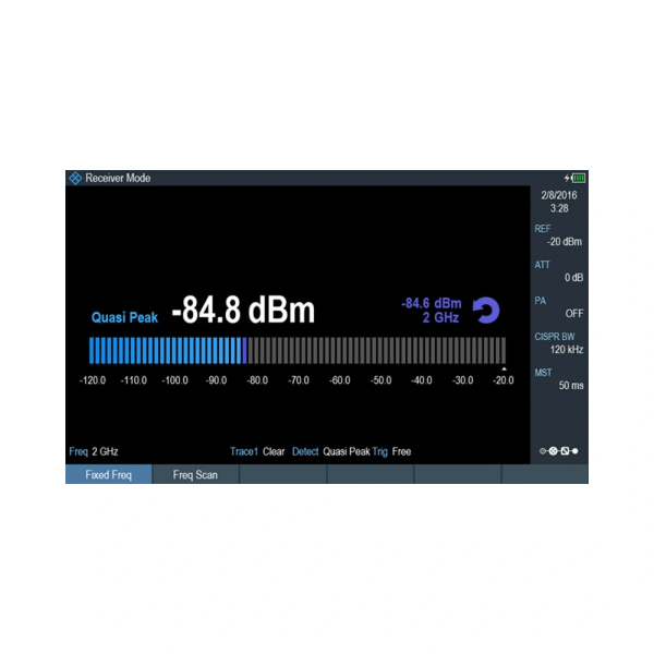 Опция режима приемника Rohde  Schwarz FPH-K43