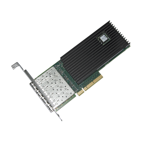 Сетевая карта 4 порта 10GBase-X (SFP+, Intel FTXL710AM1), Silicom PE310G4i71L-XR