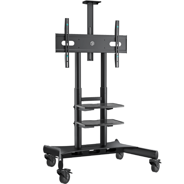 Мобильная стойка для ТВ ONKRON 50"-86", макс 105.9 кг, чёрная TS1881