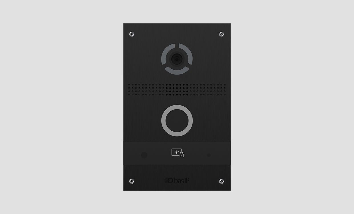 IP вызывная панель BAS-IP AV-08FT SILVER / BLACK