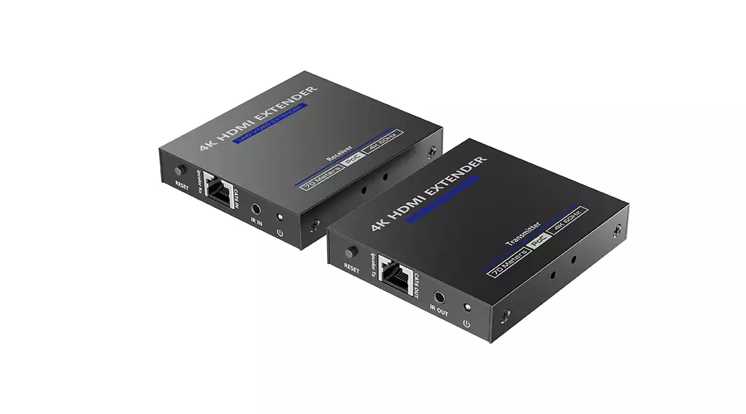 Удлинитель HDMI Lenkeng LKV565P по витой паре, 4K, до 70 м