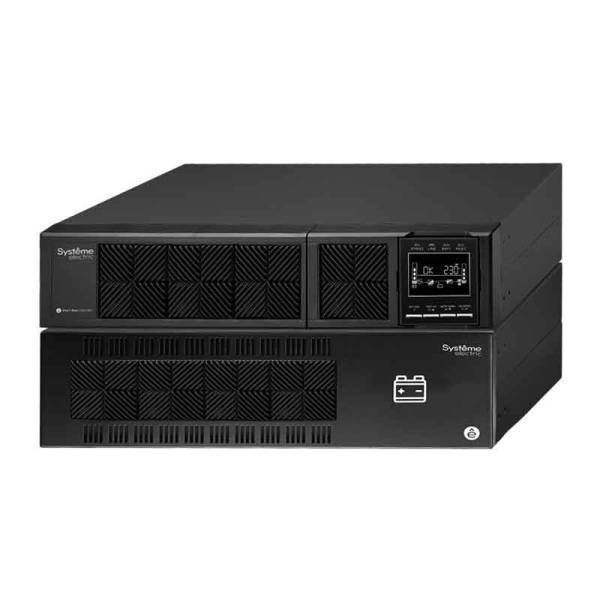 ИБП Systeme Electric Smart-Save Online SRV, 6000VA/5400W, On-Line, Extended-run, Rack 5U(Tower convertible), LCD, Out: Hardwire, SNMP Intelligent Slot, USB, RS-232