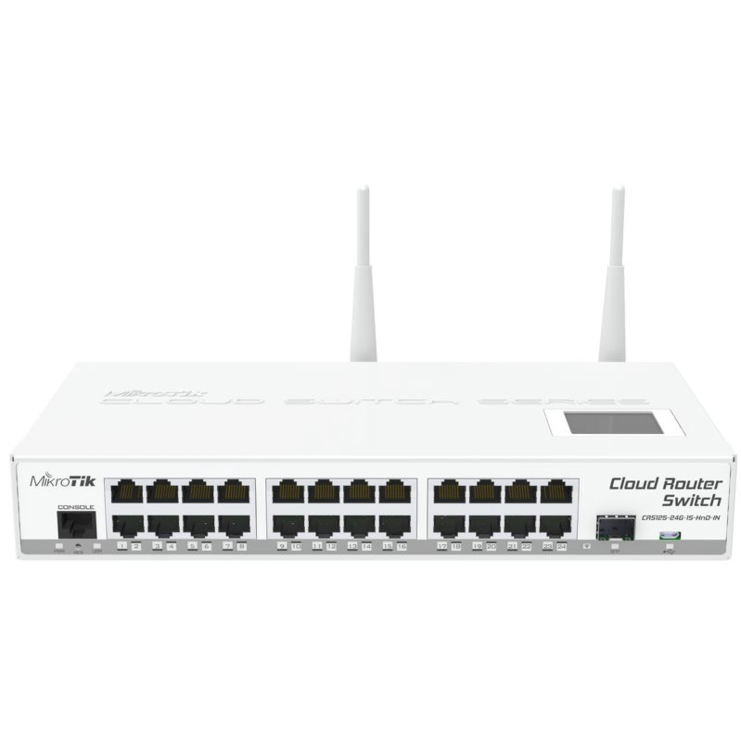 Коммутатор Mikrotik Cloud Router Switch 125-24G-1S-2HnD-IN (RouterOS L5)