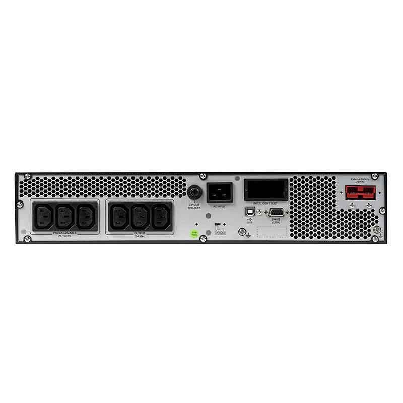 ИБП Systeme Electric Smart-Save Online SRV, 2000VA/1800W, On-Line, Extended-run, Rack/Tower 4U(2U PM + 2U Battery), LCD, Out: 6xC13, SNMP Intelligent Slot, USB, RS-232