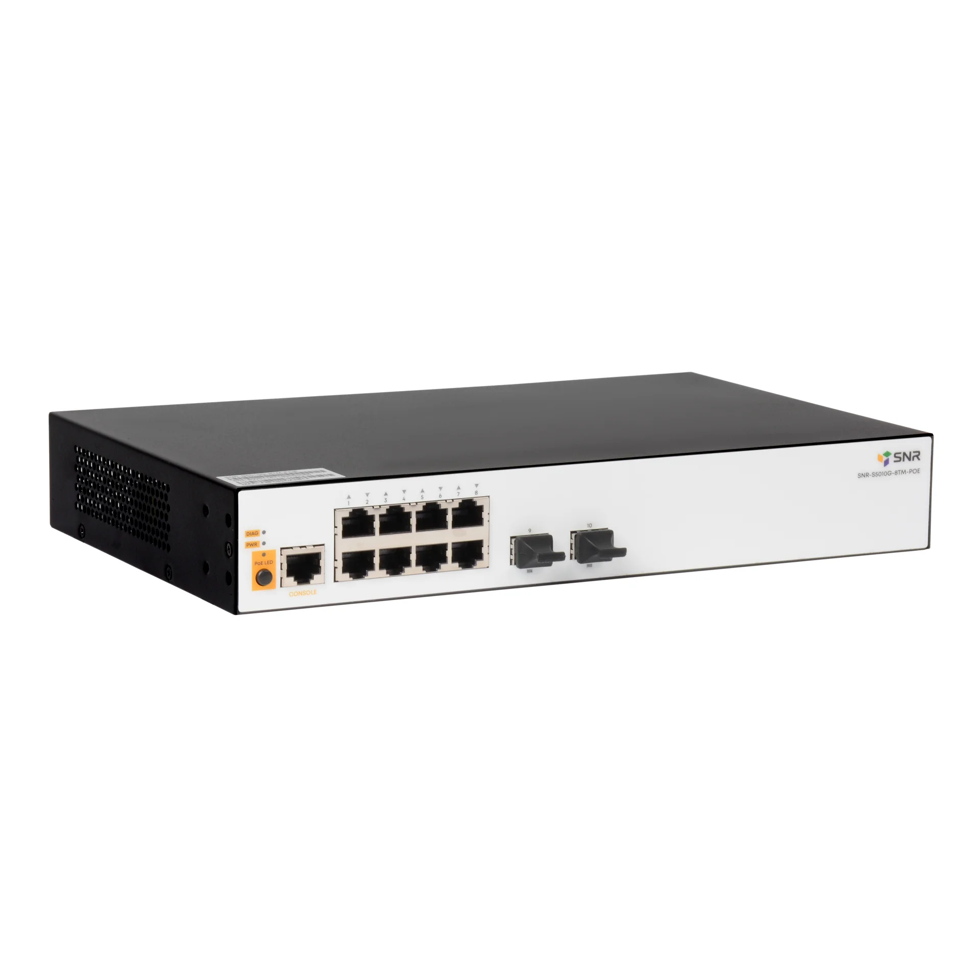 Управляемый PoE коммутатор уровня 2 SNR-S5010G-8TM-POE