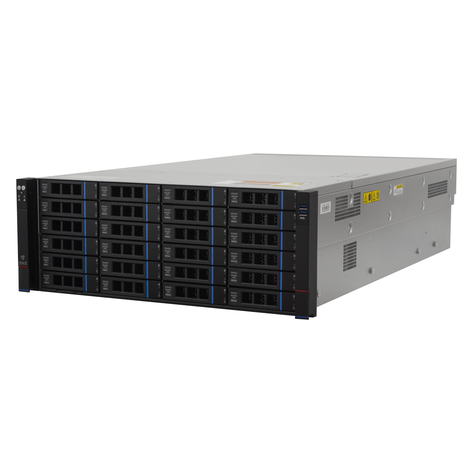 Серверная платформа SNR-SR4224RE, 4U, AMD EPYC, DDR4, 24xHDD, резервируемый БП