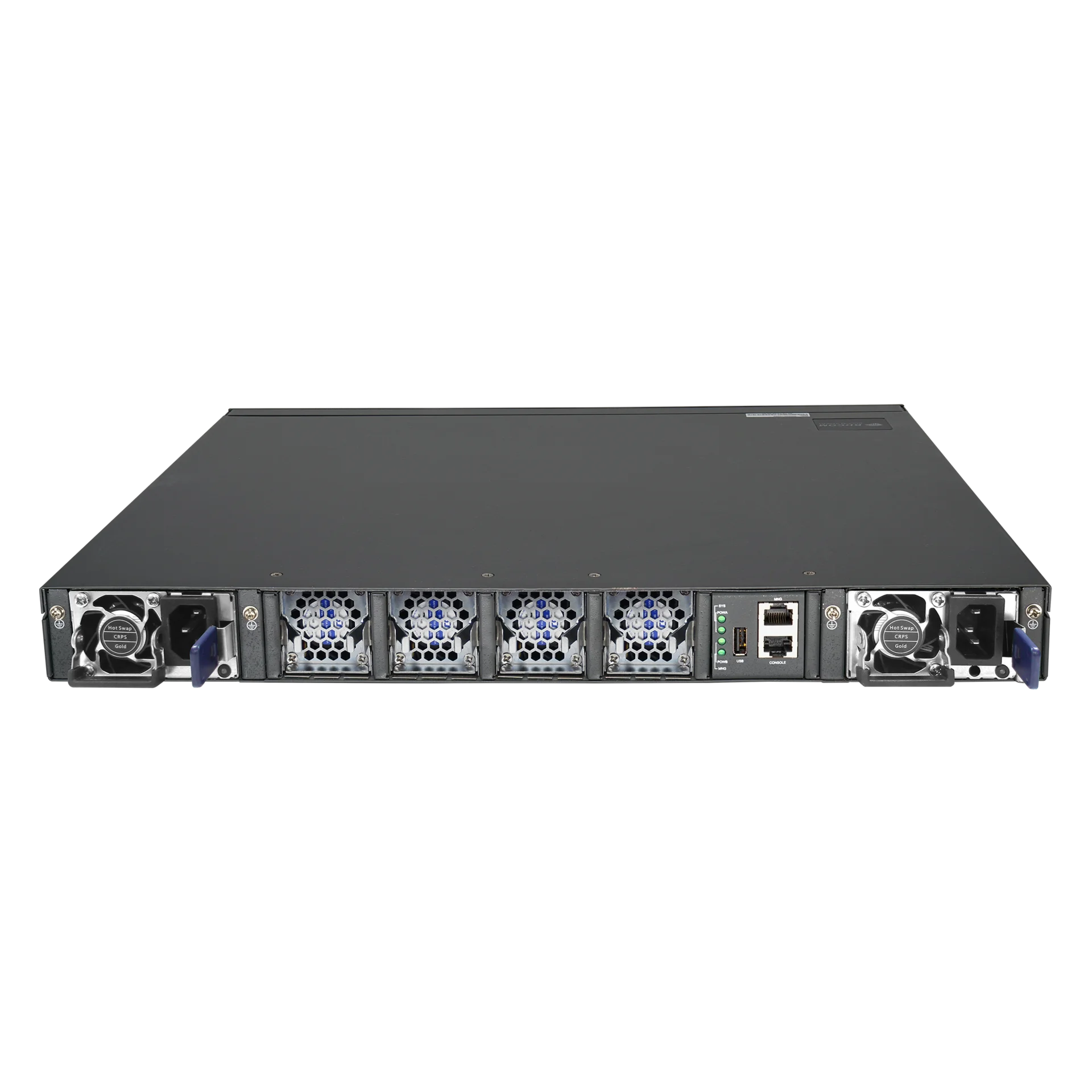Управляемый коммутатор уровня 3 BDCOM S5864HB, 48x 1/10GE SFP+, 2x 40 QSFP+, 4x 40/100GE QSFP28. Hot Swap БП 1+1, в комплекте 2x PSU AC ~220V AC