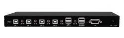 Четырехпортовый переключатель клавиатуры и мыши Evetron KM 4U2ASK