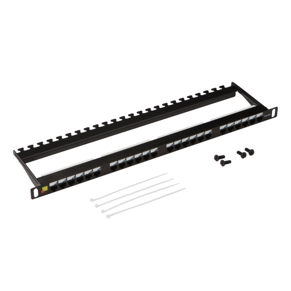 Патч-панель LANMASTER LAN-PPC24U5E 24 порта, UTP, кат.5E, 0.5U