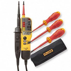 Комплект Fluke T150/SD тестер SD с 3-мя отвертками и чехлом для хранения Комплект Fluke T150/SD тестер SD с 3-мя отвертками и чехлом для хранения