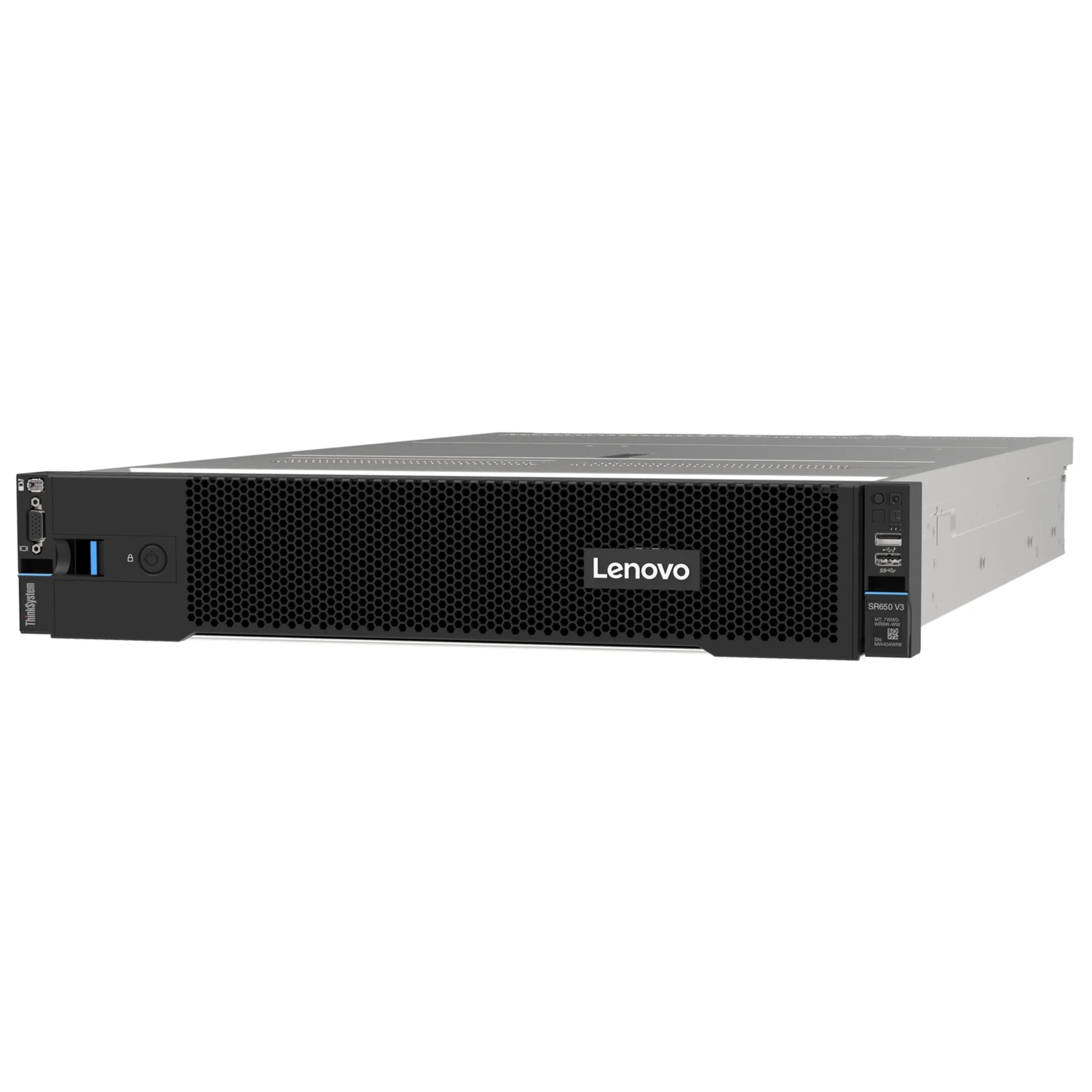 Сервер Lenovo ThinkSystem SR650 V3, 2U, 12x3.5, 2x4410T, 8x32GB DDR5, 940-16i 4GB, BBU, 2x960GB SSD SAS, 2x960GB SSD NVME, M,2 Adapter, 2x480GB SSD M.