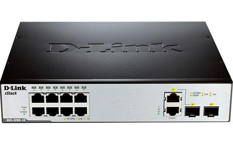 Коммутатор D-Link DL-DES-3200-10/C1A