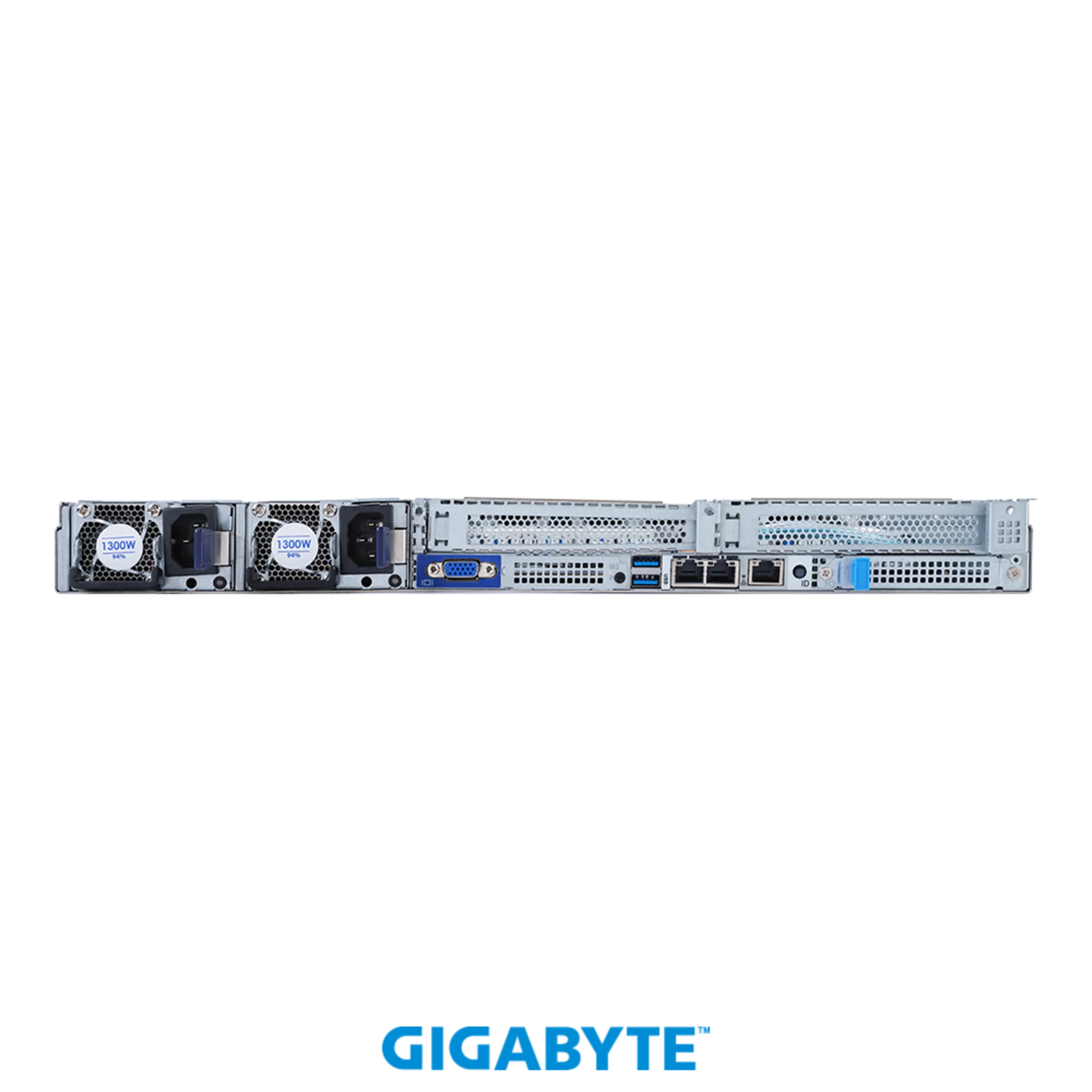Платформа Gigabyte 1U R182-340, До двух процессоров Intel  Xeon Scalable Gen3, DDR4, 4x3,5" HDD SATA, 2x1000Base-T