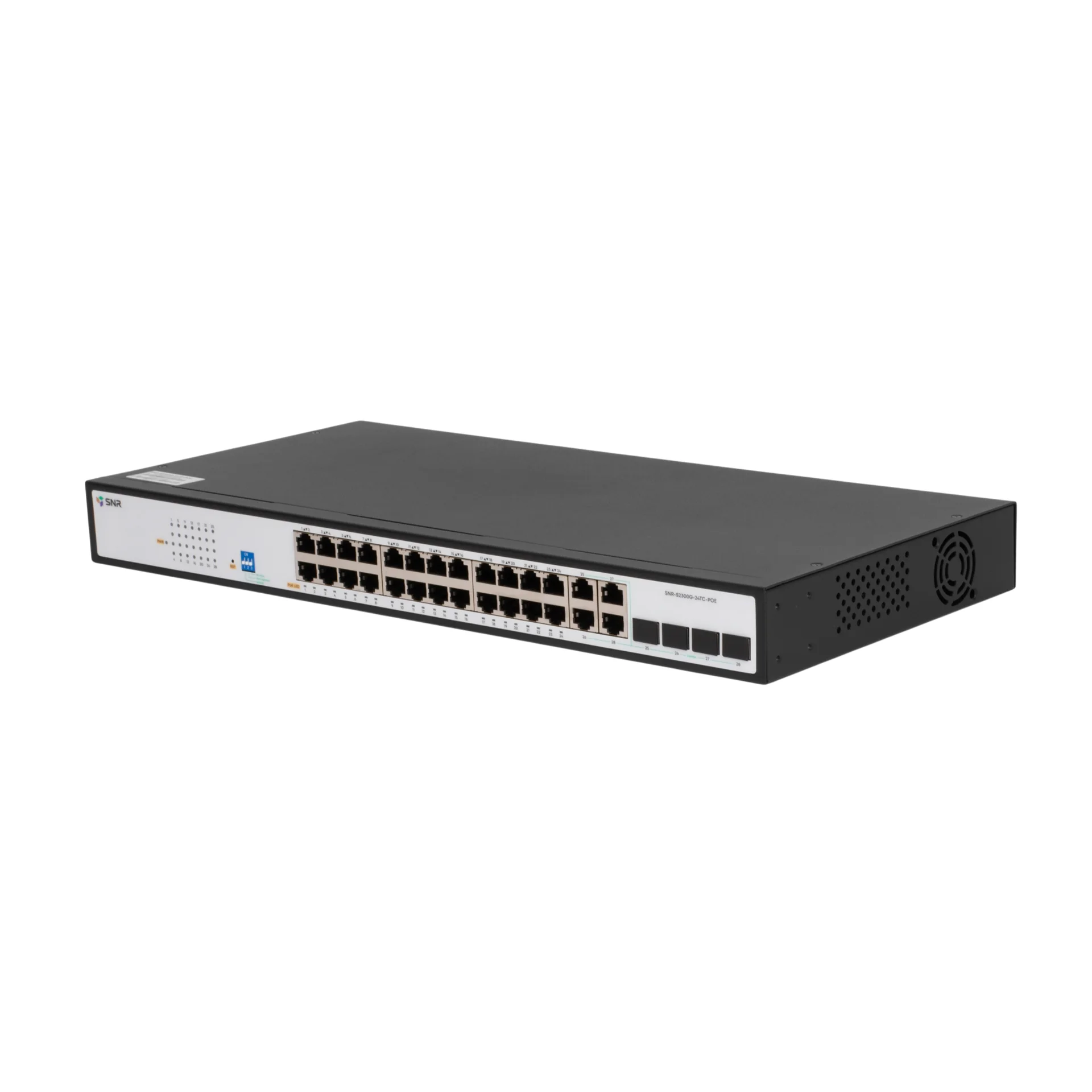 Управляемый Web Smart PoE коммутатор уровня 2 SNR-S2300G-24TC-POE