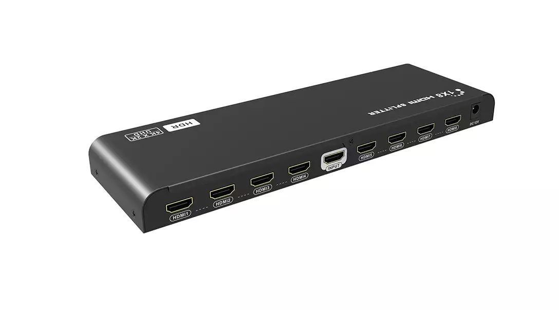 Разветвитель (сплиттер) Lenkeng LKV318EDID-V3.0 1×8 HDMI, 4K