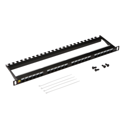 Патч-панель LANMASTER LAN-PPC24U5E 24 порта, UTP, кат.5E, 0.5U