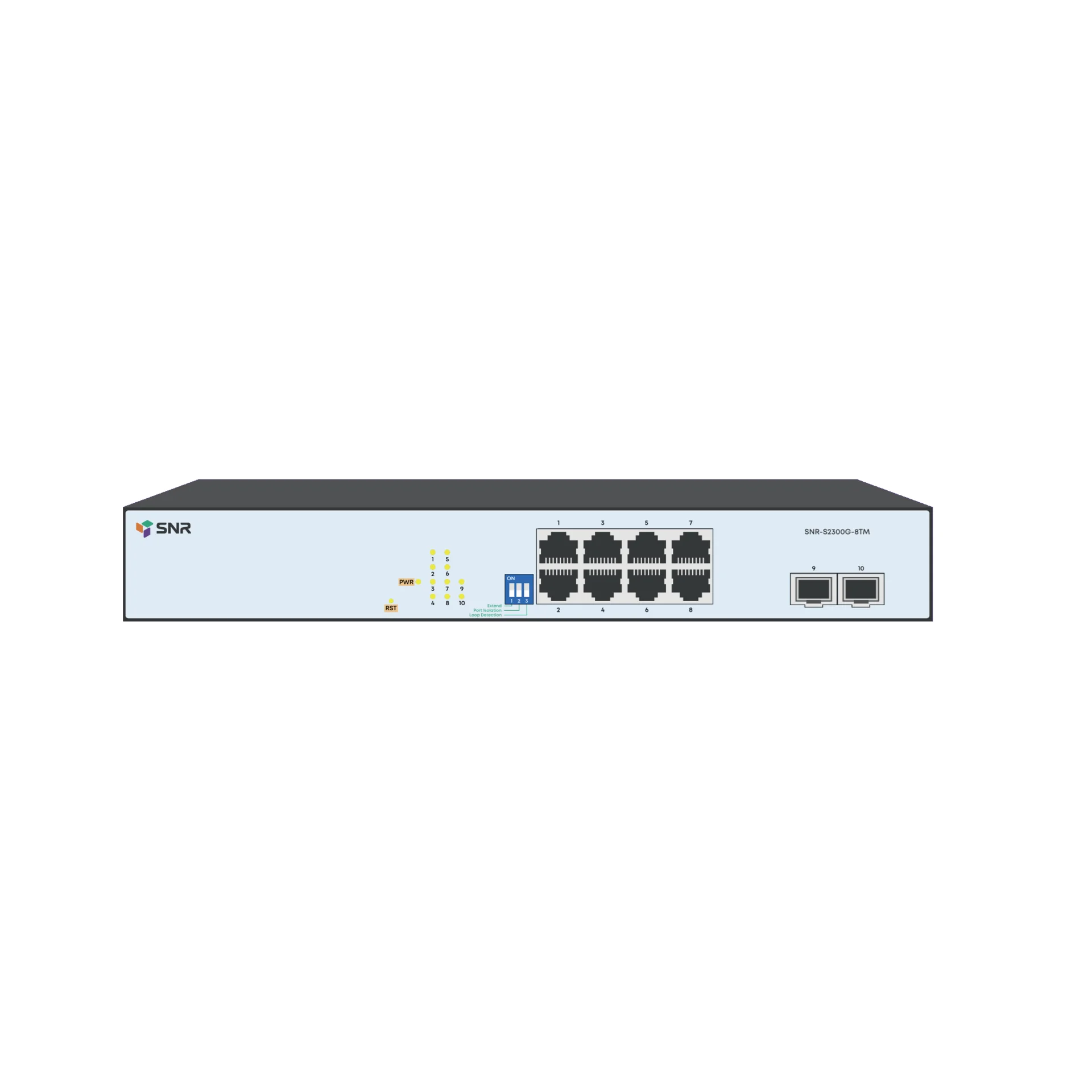 Управляемый Web Smart коммутатор уровня 2 SNR-S2300G-8TM