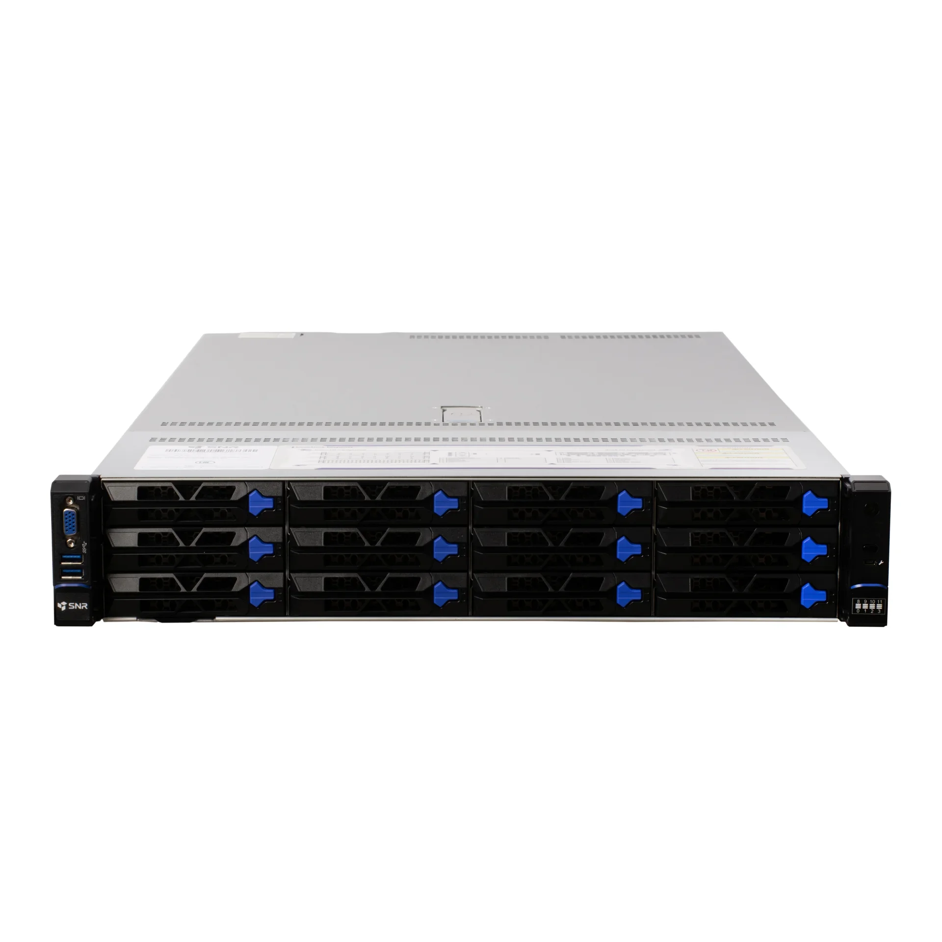 Серверная платформа SNR-SR2412LE-NV, 2U, AMD EPYC Gen4,5, DDR5, 12xHDD, резервируемый БП